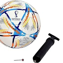 AAMAKA World Cup Hand Stitched Football with Air Pump, Football Size:-5-image-73