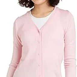 amazon brand - symbol Women's Long Sleeves Acrylic V Neck Regular Fit Cardigan Sweater-picture-53