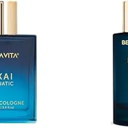 Bella Vita Luxury Skai Aquatic Unisex Eau De Cologne B.L.U Men Eau De Parfum Liquid Perfume With Lemon Apple Muskfresh Refreshing Energising 100Ml-picture-25