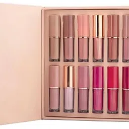 PROTYA 12-Piece Long-Lasting Liquid Matte Lipstick Set - Waterproof & Nude Lip Gloss Combo for Women (Multicolor)-picture-41