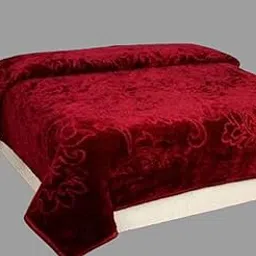 CHANGERS Embossed Blankets,Quilt,duvets,dohar,Quilt,duvets,dohar Solid Colour Ultra Soft Floral Double Bed Heavy Mink Winter Blanket image 1