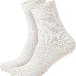 plusox Anti-fungal and Anti-Bacterial Socks | Sustainably sourced yarn| Organic Colour | Anti-Odour Socks | Pack of 1 pairs | Crew Length Socks-picture-20