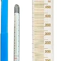 RG® Hydrometer for Measuring Specific Gravity Heavy Liquid density with Storage Case (Measurement Range, 1000-2000) (Pack of 1 with 500 ml. Borosilicate Glass Cylinder)-picture-12