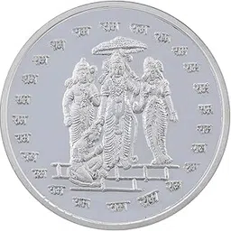 bangalore refinery 999 Purity Lord Rama Sita Lakshman Silver Coin 10 Gram-picture-16