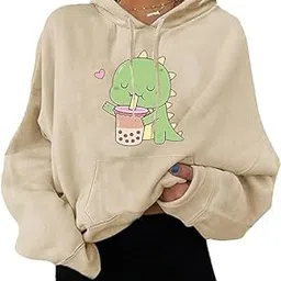 brief chickade Women Hoodie Round Neck Hooded Sweatshirt Drawstring Long Sleeve Pullover Sweatshirt with Pockets Casual Sweater for Women-picture-12