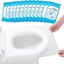 HELLYZ Disposable Toilet Seat Covers, Non-Woven Fabric Travel Cover to Avoid Direct Contact With Unhygienic Seats, Travel Pack, 12 Pieces,-picture-20