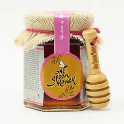 One Spoon Honey Karavi Monofloral Honey with Woodn Dipper, Glass Jar 250gm-picture-13