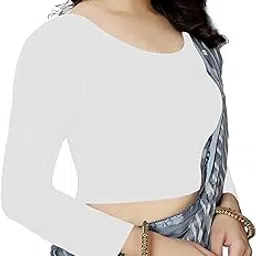 Basic Women's Comfy Sexy Top Black Scoop Neck Solid Tops Full Sleeve Blouse Crop Top Women-picture-11