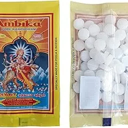 Ambika Pure Karpooram (70 Round Camphor/Kapur Tablets, Pack of 2)-picture-27