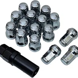 Wheel Nut Locking for All Hyundai,Honda City,Ford,TATA CAR Vehicles Thread Size 12x1.50 Set of 16Pcs+1Key-picture-70