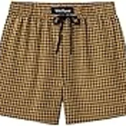 vinilluxe Men's Cotton Plaid Boxer Shorts, Pack of 3, Drawstring Waist, Side Pockets, Multicolor Check Pattern-picture-38