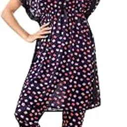 fabtop Printed Kaftan Night Suit for Girl's/Women's-picture-30