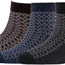 young wings Cotton Fabric Free Size Ankle Length Casual & Formal Wear Socks Pack Of 5-picture-29