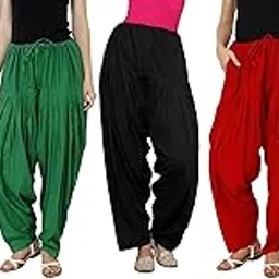 pistaa's Women's Regular Fit High Rise Cotton Patiala Salwar-picture-16