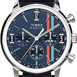 timex Marlin Blue Round Dial Analog Men's Watch - TW2W99000UJ-picture-16
