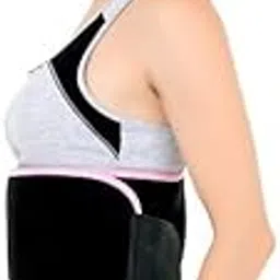 PRIONA Waist Trimmer Belt for Men and Women | Adjustable Gym Sweat Waist Trainer with Pocket | Fitness Sweat Belt for Workout Running Yoga Back Support | Stomach Shapewear Sauna Belt-image-56