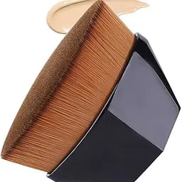 Hexagon Magic Face Foundation Makeup Brush - Black (Black)-picture-43