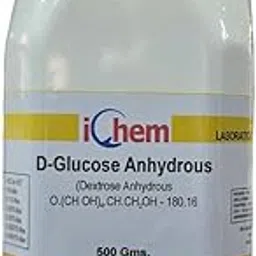 ICHEM Dextrose Anhydrous (D-Glucose Anhydrous) L.R (500GM) Assay 99% Min (Lab use only)-picture-31