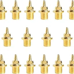 Enakshi® 16 Pieces Replacement Spikes for Track Shoes 7 mm for Short Distance Running Gold Short Nails|Sporting Goods | Outdoor Sports |Track & Field|16 Track Spikes-picture-60