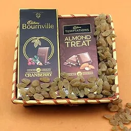 SFU E Com Dry Fruit Hamper Pack with Temptation, Bournville & Raisin | Ideal for Rakhi, Diwali and Festive Gifting | Premium Dry Fruit Hamper For Corporate Gifts, Family, Friends, New year | 283-picture-12