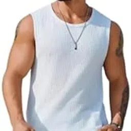 fn3 Waffle Vest for Men || Men's Tank Top Regular fit-picture-51