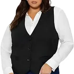 TIPTOP TRENDS Women's Black Waistcoat-Slim Fit Western Waistcoat for Women & Girls-picture-44