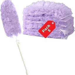 Maxoshine Microfiber Feather Duster | Reusable Fan Cleaning Duster | Home Tools Cleaning for High Ceiling Windows Furniture (Purple, DUSTER-LONG89CM)-picture-17
