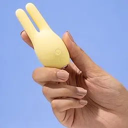 Thrillerrr Bunny Handheld Body Massager | Durable & Body Safe material, Long & Flexible, Stress Relief & Relaxation, Waterproof image 1