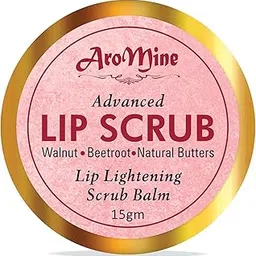 AroMine Advanced Lip Scrub Balm for Lightening and Brightening Dark Lips - Men & Women, Dry/Smoker/Chapped Lips, 15 g-picture-38
