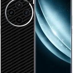Compatible with Vivo X100 5G Skin Sticker/Vinyl wrap/Protective Film Mobile Back Skin Carbon Fiber 3D (Black) by Candeal Mizhan (Only Back)-picture-23