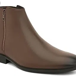 heightx Height Increasing Shoes for Men Elevator Textured Block-Heeled Chelsea Boots with 3 Inch Height Increase (1.25 Inch Outer Heel & 1.75 Inch Invisible Inner Insole) Black-picture-31