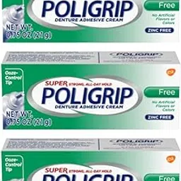 glaxo smith klein Super PoliGrip Denture Adhesive Cream 0.75 oz (3 pack)-picture-15