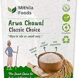 MITHILA FOODS 1 Kg Premium Arwa Chawal | Classic Soft, Fluffy, Non-Sticky Rice Texture | Ideal for Khichdi, Dal-Chawal | No Preservatives | Authentic Traditional Cultural Flavor From Bihar-picture-30