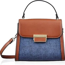 van heusen Women Structured Dual Tone Pattern Sling Bag-picture-50