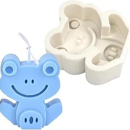 HUSAINI MART | Frog Shape Candle Mold Silicone Animal Soap Molds for DIY Scented Candle Making Aromatherapy Wax Melts Polymer Clay Cute Handmade Soap Molds Bath Bombs Chocolate Cake Fondant Molds-picture-12