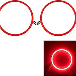 SORAX Angel Eyes Ring Light for Headlight Compatible with Yamaha R15 Model Bikes (Pack of 2) (RED)-picture-15