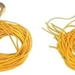 pmw Plain Big Mangal Sutra Thalli Bottu and yellow coloured thaddu pack of 4(Brass)-picture-16