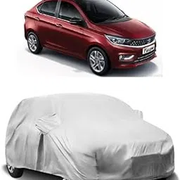 AUTORETAIL Car Body Cover Compatible with Tata Tigor with Mirror Pockets (Heavy Duty, Full Sized, Triple Stitched, Silver)-picture-27