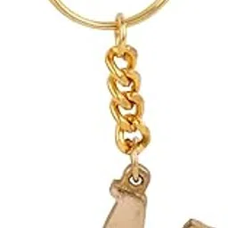 IPP Name Initial Alphabet Letter M Brass Keychain | Keyring | Key Ring | Key Chain for Your Car Bike Home Office Keys | Men Women Boys Girls (Golden/Gold)-picture-55