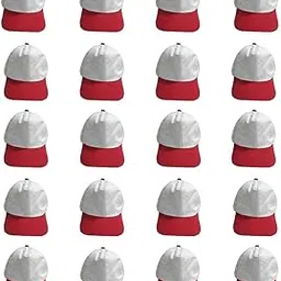 adhyah TrendyUniform Promotional caps in Bulk for Printing Text & Logo with Adjustable Velcro-picture-19