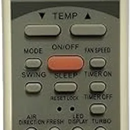HDF AC Remote Control Compatible for Onida Camipro Vestar Videocon Totalline Koryo Bluestar Midea Kelvinator Electrolux Lloyd Sansui Marq Godrej Voltas Carrier Forbes Hyundai AC | Remote No. 78-picture-41