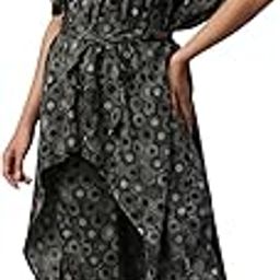 cottinfab Women Black &Grey Printed Co-ord Set with Kaftan Top and Trouser-picture-2