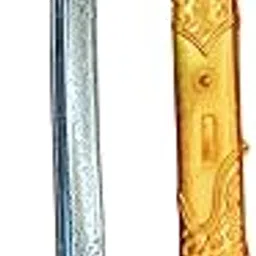 Kaku Fancy Dresses Kids Talwar with Cover – Safe & Lightweight Sword Toy for Fancy Dress, Stage Plays & Costume Parties | Warrior, King & Historical Role Play Accessory for Boys & Girls-picture-24