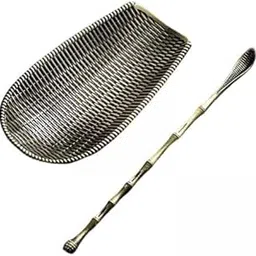 ATORSE 2xAlloy Tea Shovel Filter Tea Utensils for Countertop Bar Accessories Coffee Copper-picture-52