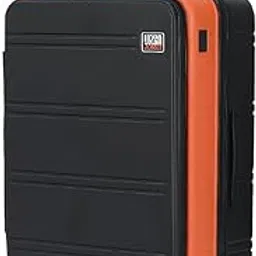 urban jungle by Safari Hold-All Premium Top-Open Medium (67 cm) Trolley Bag, Polycarbonate Check-in Suitcase with 8 Silent Wheels & TSA Lock, Hardside Travelling Luggage for Both Men & Women (Orange)-picture-25