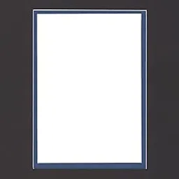 Pack of (2) 16x20 Double Acid Free White Core Picture Mats Cut for 11x14 Pictures in Black and Royal Blue-picture-35