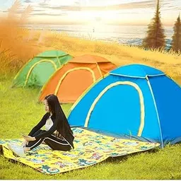 Losa Automatic Pop Up Outdoor Hiking Camping Tents Waterproof 2-3 Person Orange-picture-25