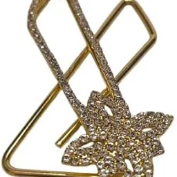 yadadri Sharanya Fashions | Golden Colour Designed with stones X Fancy Saree Pin for Girl's and Women's - Pack of 1pcs-picture-45
