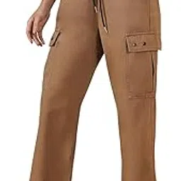 fyltr Women's Relaxed Fit Cargos - High Waist | Drawtsring Closure | Cargos for Women-picture-37