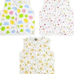 navtarang Cotton Button Jhablas for New Born Baby 0-3 Months, Soft & Comfortable Vest Jablas Set, for Boys & Girls, Pack of 3, New Launch-picture-27